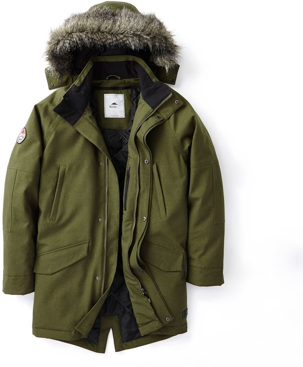 Am image of a Custom Roots73 Bridgewater Insulated Jacket in Loden!