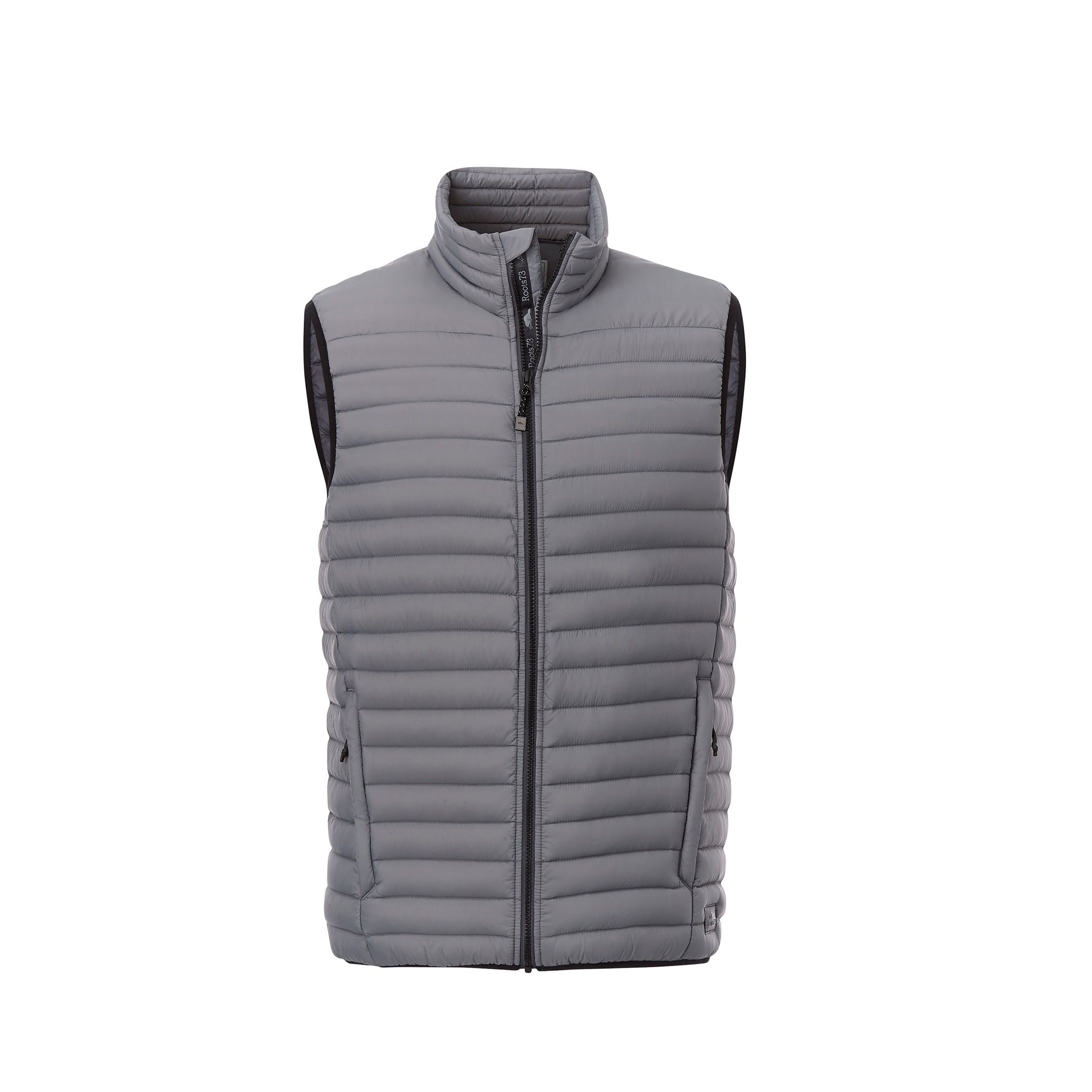 Roots73 Mens Eaglecove Down Vest in Quarry