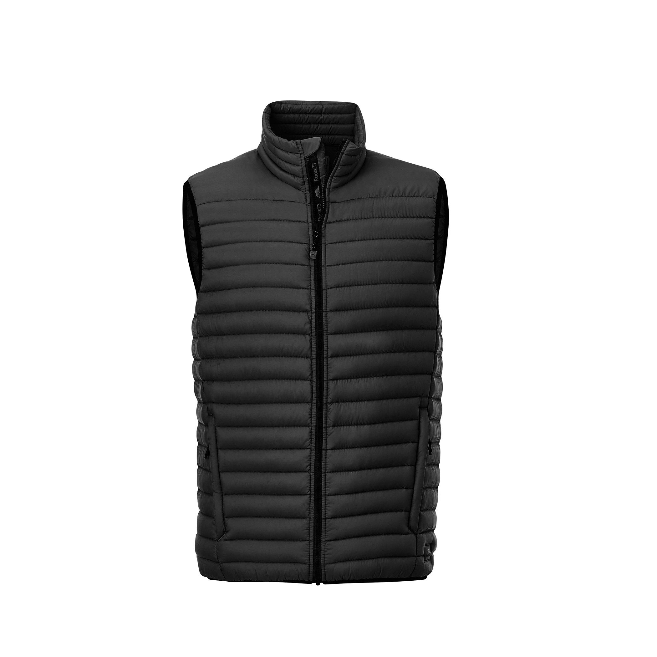Roots73 Mens Eaglecove Down Vest in Black