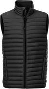 Am image of a Custom Roots73 Mens Eaglecove Down Vest in Black!
