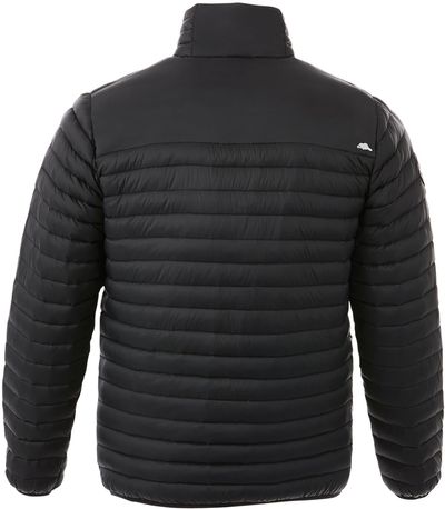 Am image of a Custom Roots73 Mens Beechriver Down Jacket in Black!
