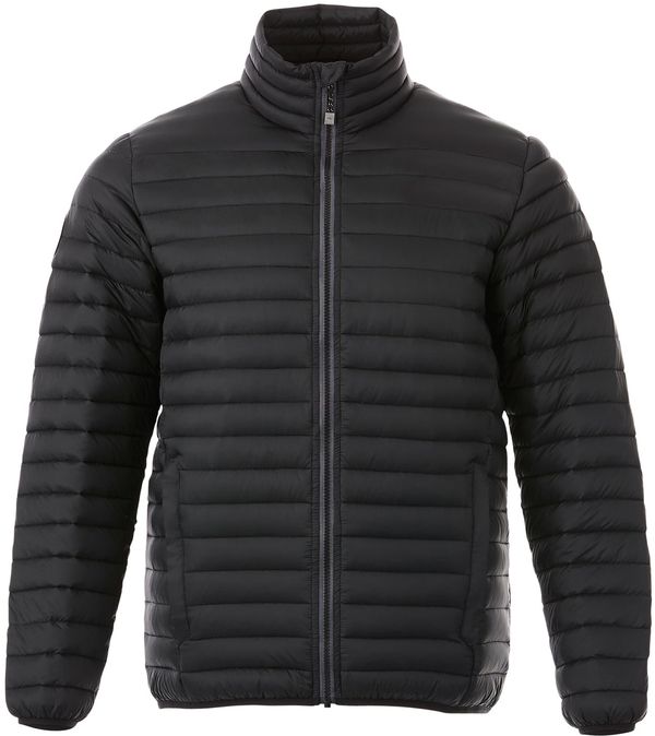 Am image of a Custom Roots73 Mens Beechriver Down Jacket in Black!
