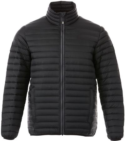 Am image of a Custom Roots73 Mens Beechriver Down Jacket in Black!