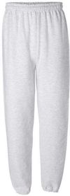 Am image of a Custom Gildan Heavy Blend Sweatpants in Ash Grey!