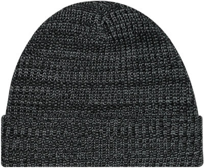 Am image of a Custom AJM Chunky Acrylic Cuff Toque in Black/Dark Grey!