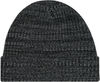 Am image of a Custom AJM Chunky Acrylic Cuff Toque in Black/Dark Grey!