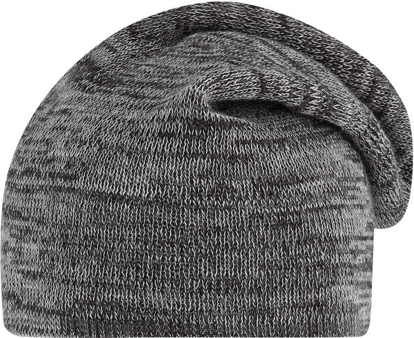 Am image of a Custom Acrylic Slouchy Board Toque in Charcoal/Grey!