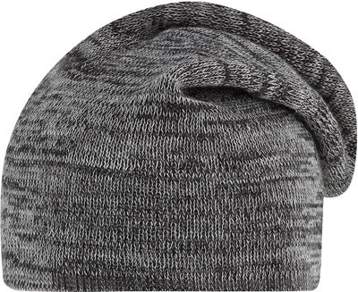 Am image of a Custom Acrylic Slouchy Board Toque in Charcoal/Grey!
