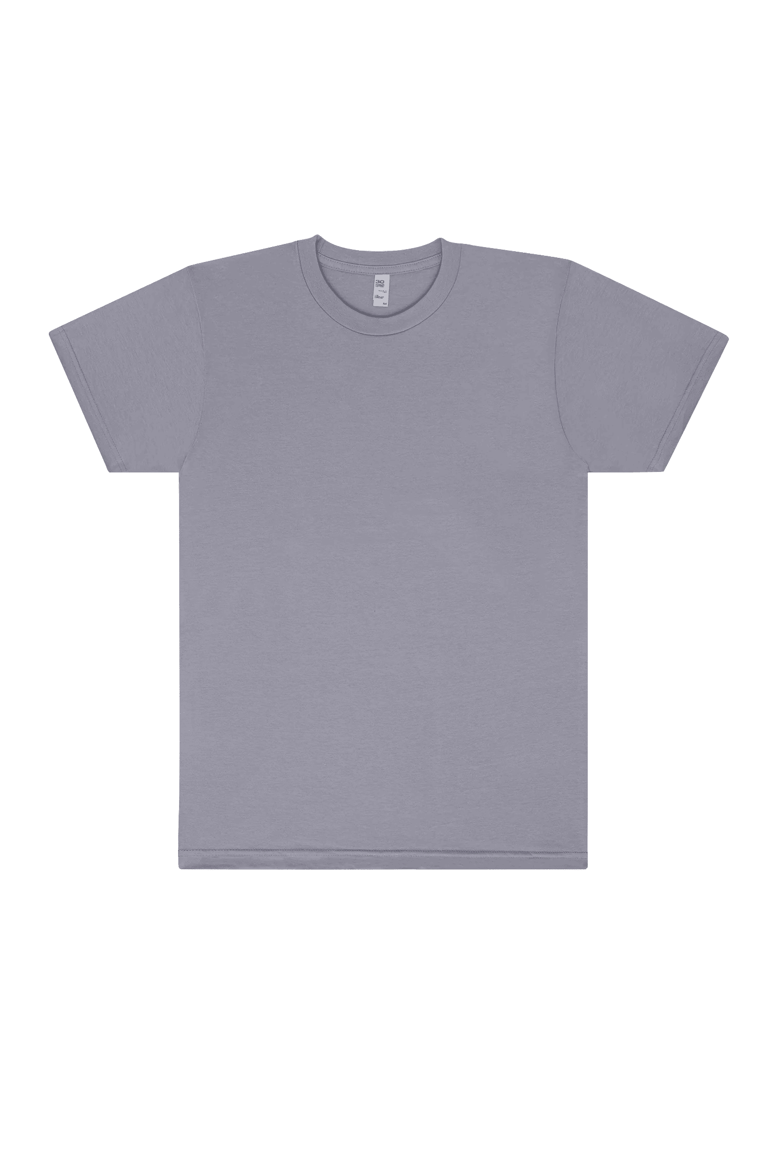 Los Angeles Apparel Classic Fine Jersey Tee in Slate