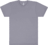 Am image of a Custom Los Angeles Apparel Classic Fine Jersey Tee in Slate!