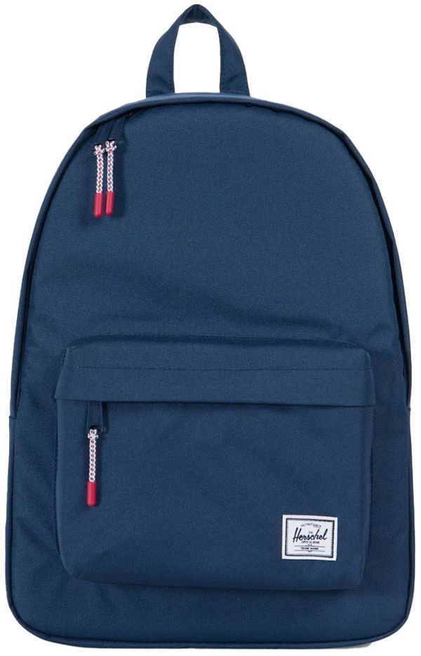 Am image of a Custom Herschel Classic Backpack in Navy!