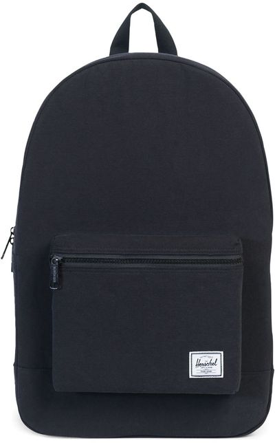 Am image of a Custom Herschel Cotton DayPack in Black!