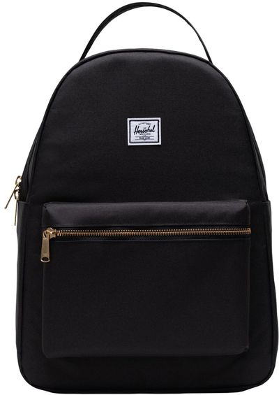 Am image of a Custom Herschel Eco Nova 13 Inch Laptop Backpack in Black!