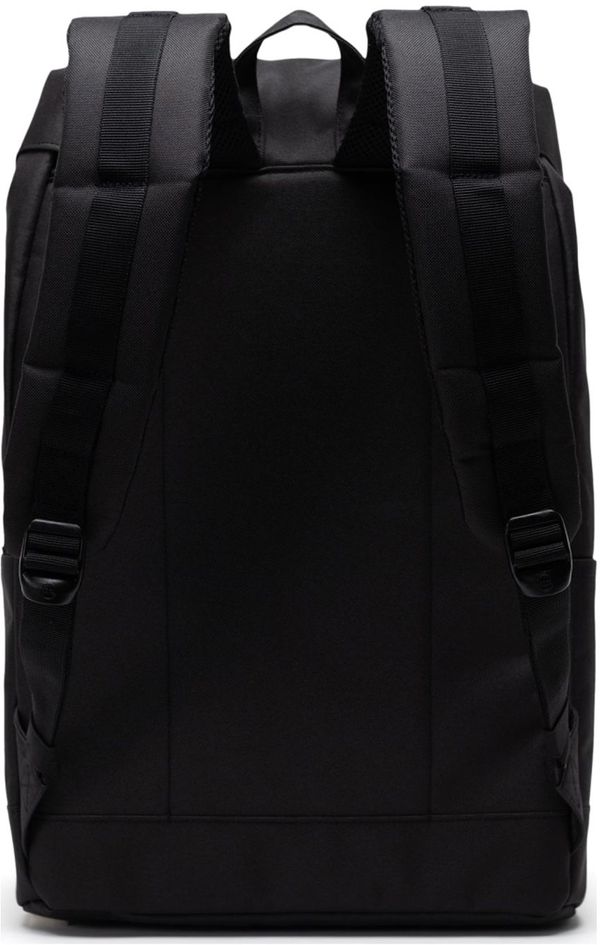 Am image of a Custom Herschel Eco Retreat 15 Inch Laptop Backpack in Black!