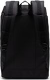 Am image of a Custom Herschel Eco Retreat 15 Inch Laptop Backpack in Black!