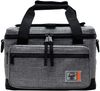 Am image of a Custom Herschel Pop Quiz 12 Can Cooler in Raven Crosshatch!