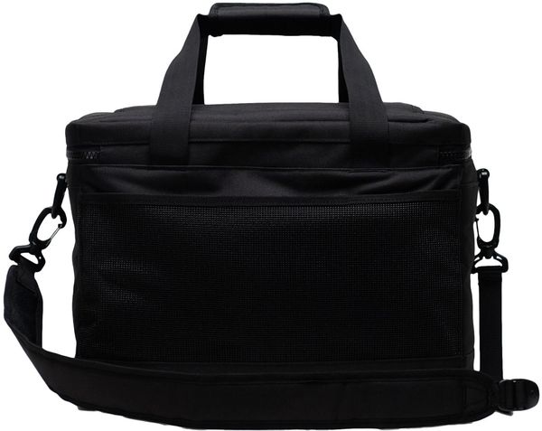Am image of a Custom Herschel Pop Quiz 30 Can Cooler in Black!