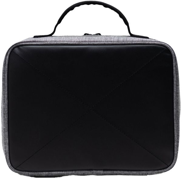 Am image of a Custom Herschel Pop Quiz Lunch Box in Raven Crosshatch!