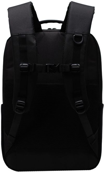 Am image of a Custom Herschel Kaslo Recycled 15in Computer Backpack in Black!