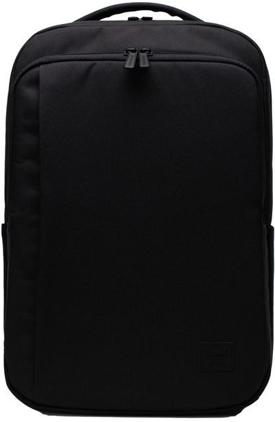Am image of a Custom Herschel Kaslo Recycled 15in Computer Backpack in Black!