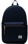 Am image of a Custom Herschel Recycled Settlement 15in Computer Backpack in Navy!