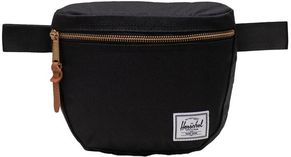 Am image of a Custom Herschel Recycled Settlement Hip Pack in Black!