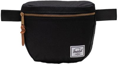 Am image of a Custom Herschel Recycled Settlement Hip Pack in Black!