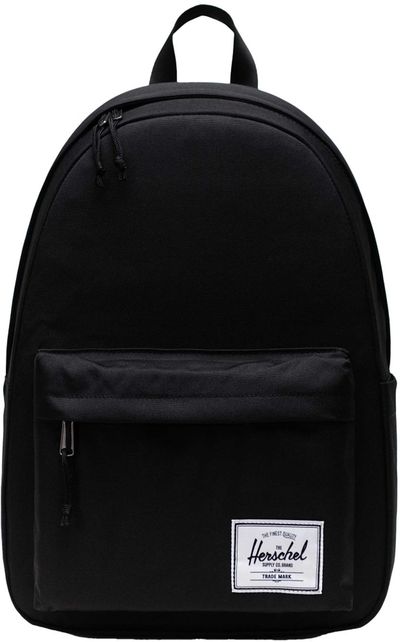 Am image of a Custom Herschel Recycled XL Classic 15in Computer Backpack in Black!