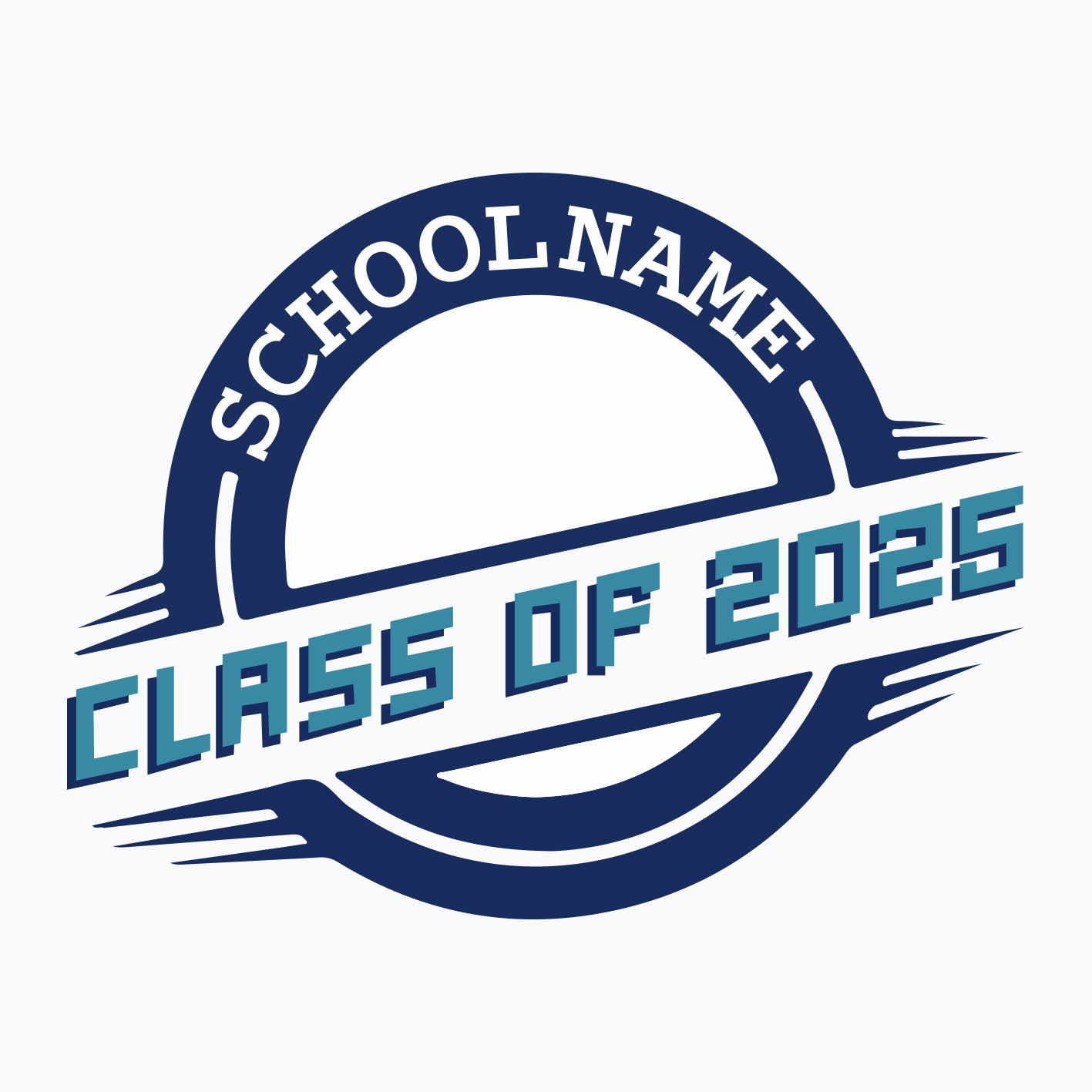 An image of an example of a grad hoodie design template