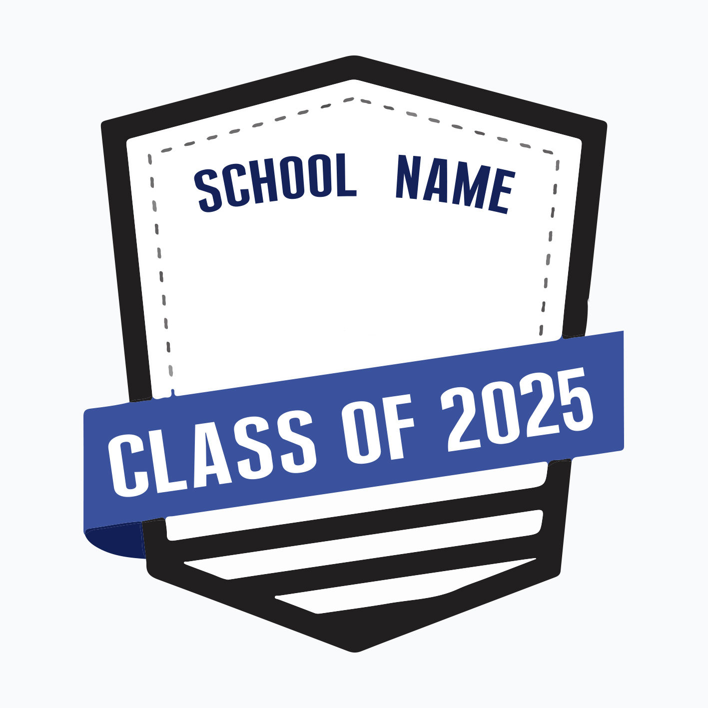 An image of an example of a grad hoodie design template
