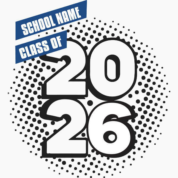 An image of an example of a grad hoodie design template