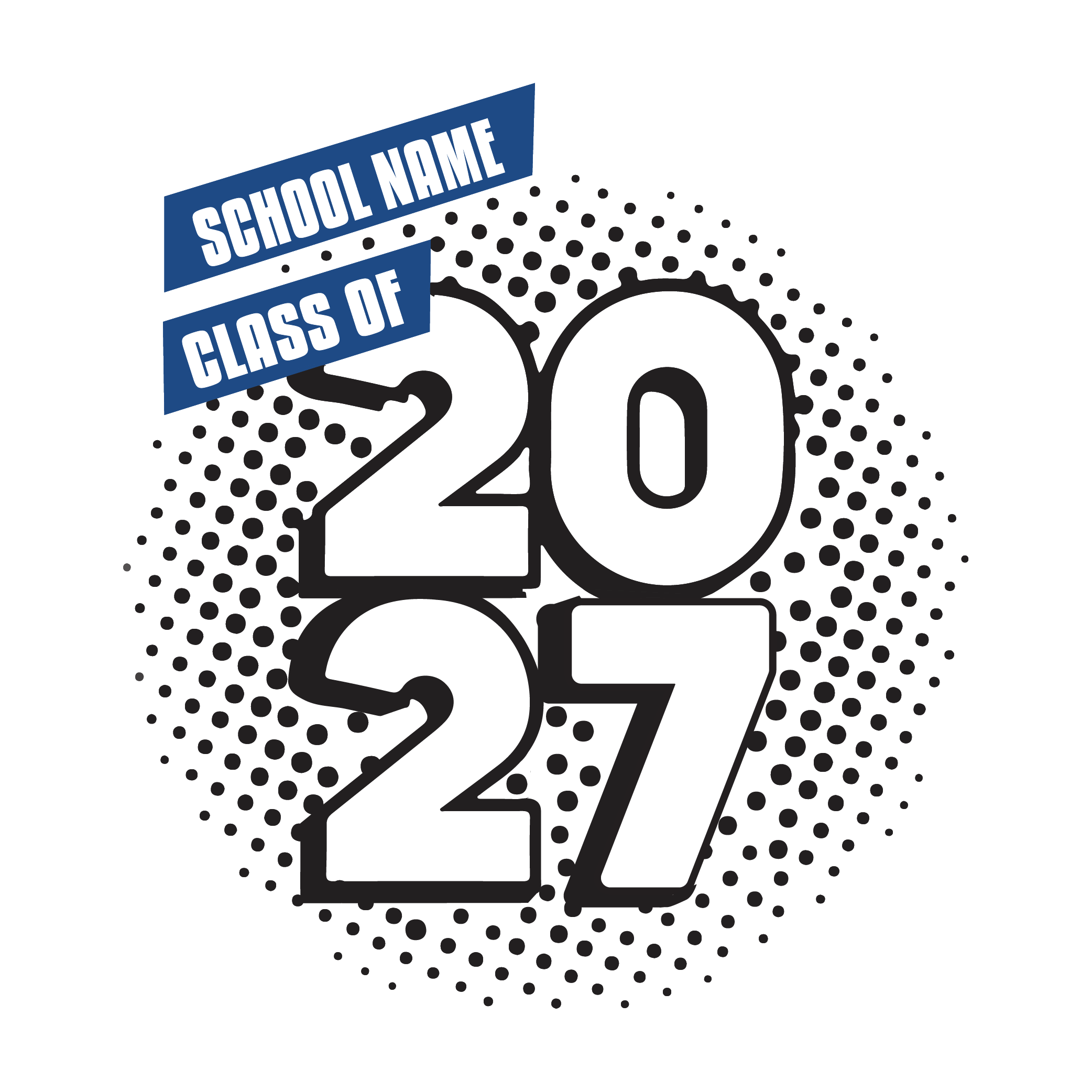 An image of an example of a grad hoodie design template