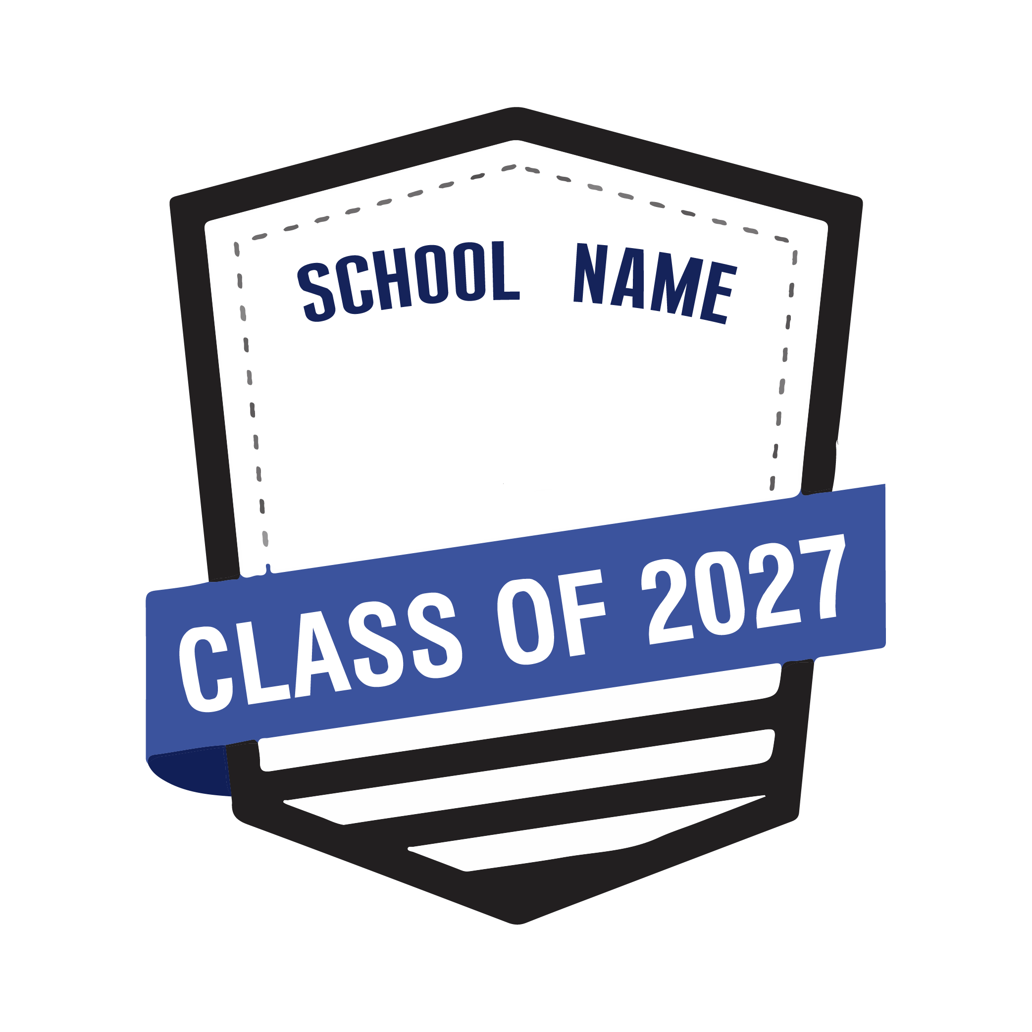 An image of an example of a grad hoodie design template