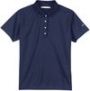 Am image of a Custom Nike Tech Basic Dri FIT Ladies Polo in Midnight Navy!