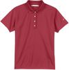 Am image of a Custom Nike Tech Basic Dri FIT Ladies Polo in Pro Red!
