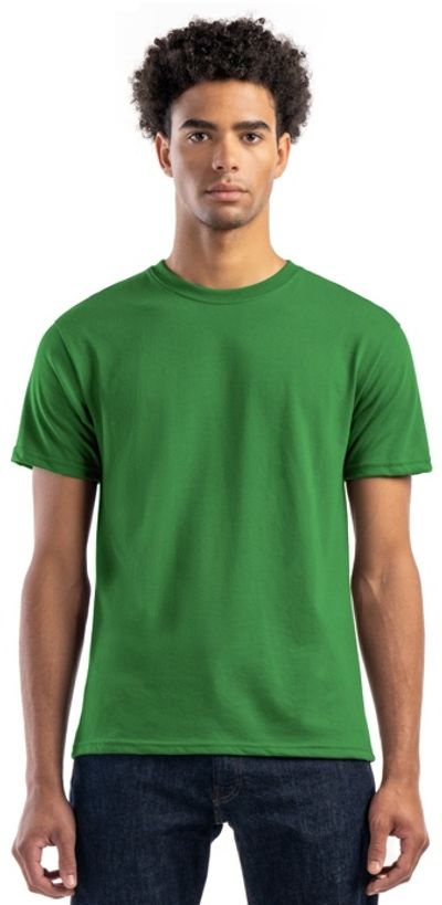 Am image of a Custom Jerico Fine Jersey TShirt in Kelly!