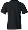 Am image of a Custom Gildan Heavy Cotton Youth T Shirt in Black!