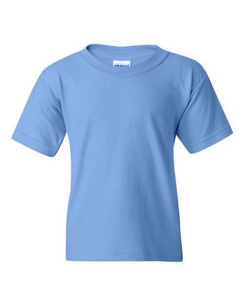 Gildan Heavy Cotton Youth T Shirt in Carolina Blue