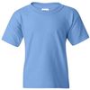 Am image of a Custom Gildan Heavy Cotton Youth T Shirt in Carolina Blue!