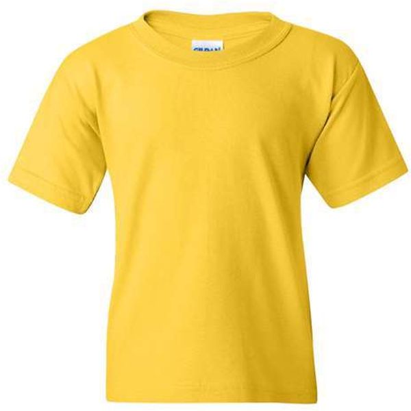 Am image of a Custom Gildan Heavy Cotton Youth T Shirt in Daisy!