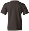 Am image of a Custom Gildan Heavy Cotton Youth T Shirt in Dark Chocolate!
