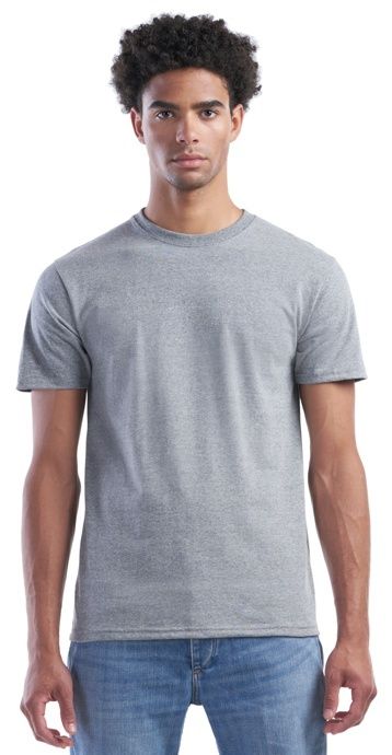 Jerico Fine Jersey TShirt in Athletic Grey