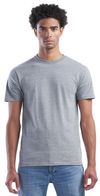 Am image of a Custom Jerico Fine Jersey TShirt in Athletic Grey!