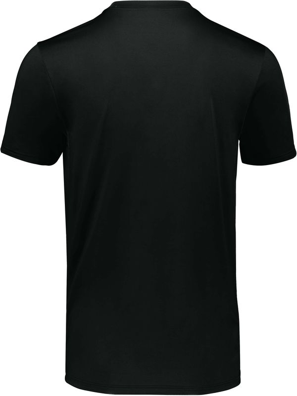 Am image of a Custom Holloway Youth Coolcore Essential Tee in Black!