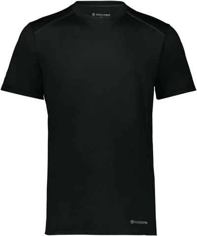 Am image of a Custom Holloway Coolcore Essential Tee in Black!