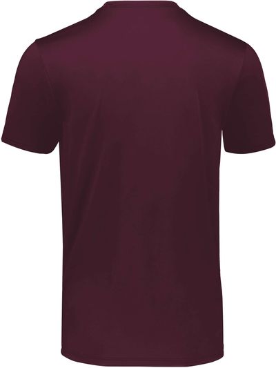 Am image of a Custom Holloway Coolcore Essential Tee in Maroon!