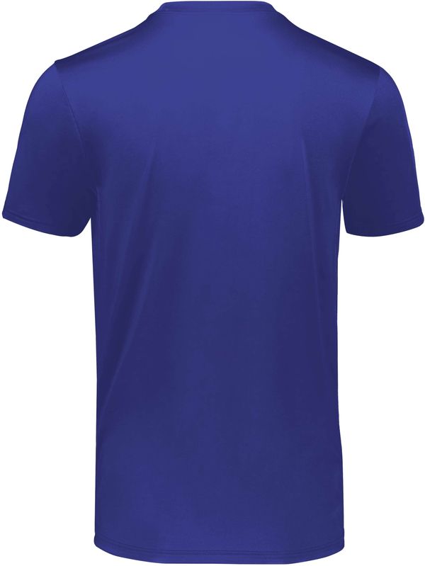 Am image of a Custom Holloway Youth Coolcore Essential Tee in Purple!