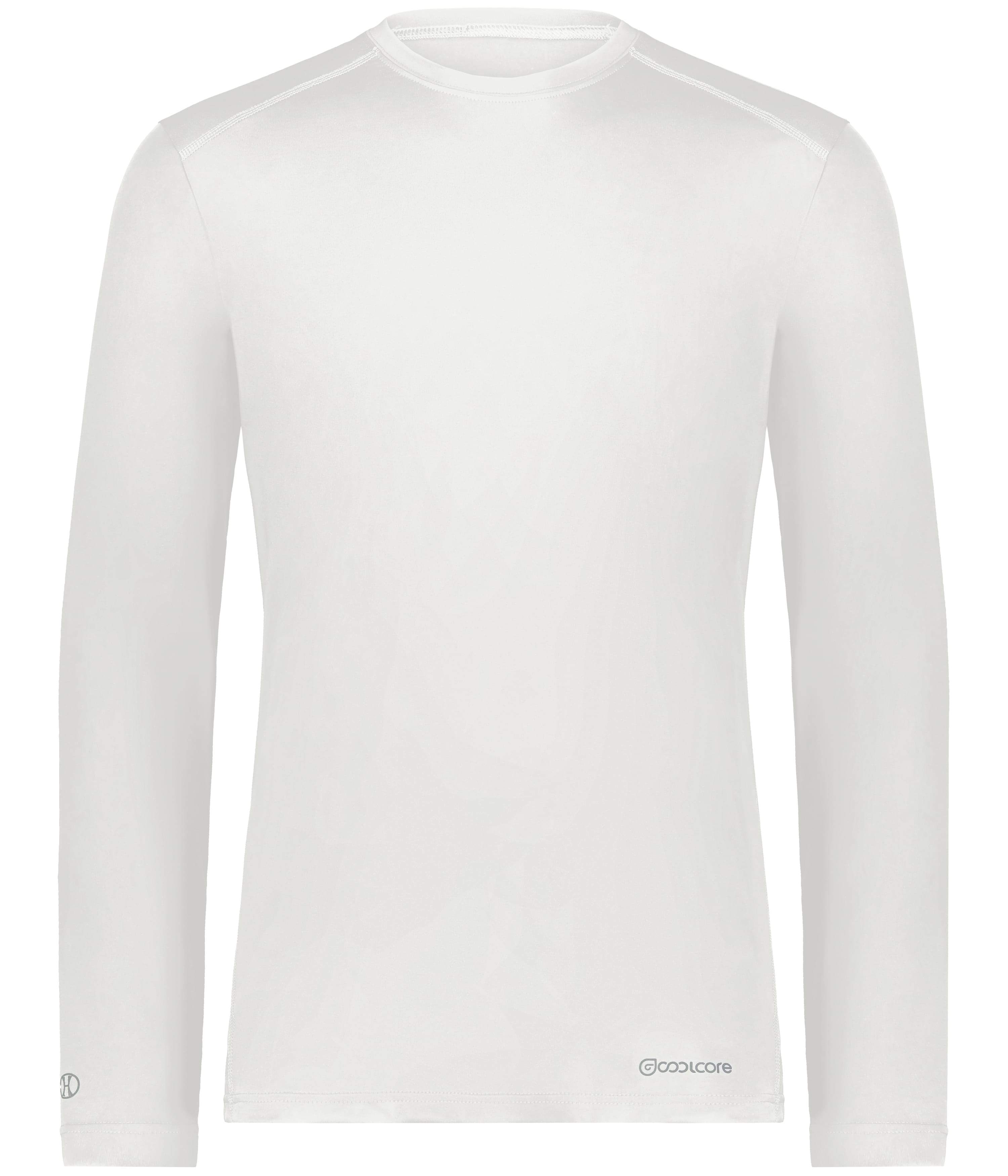 Holloway Coolcore Essential Long Sleeve Tee in White