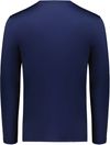 Am image of a Custom Holloway Youth Coolcore Essential Long Sleeve Tee in Navy!
