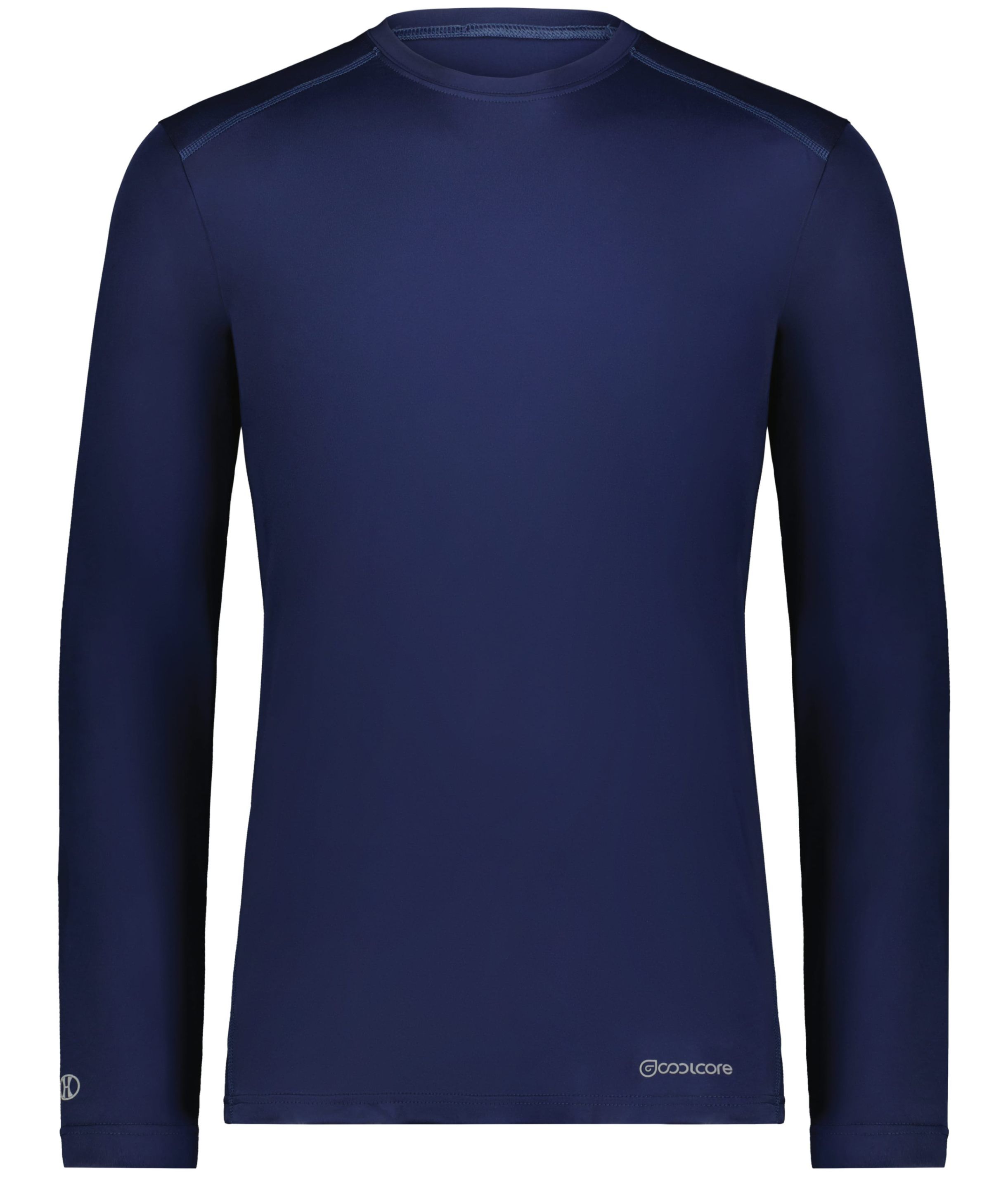 Holloway Youth Coolcore Essential Long Sleeve Tee in Navy